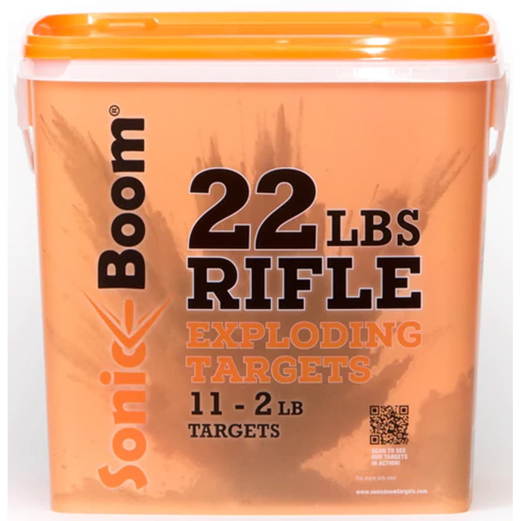 Sonic Boom 2lb Exploding Rifle Target 11/ct Bucket
