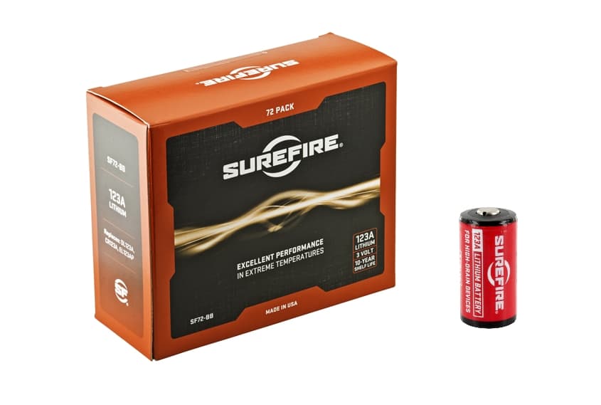 Surefire 123A Lithium Batteries - SUSF72-BB
