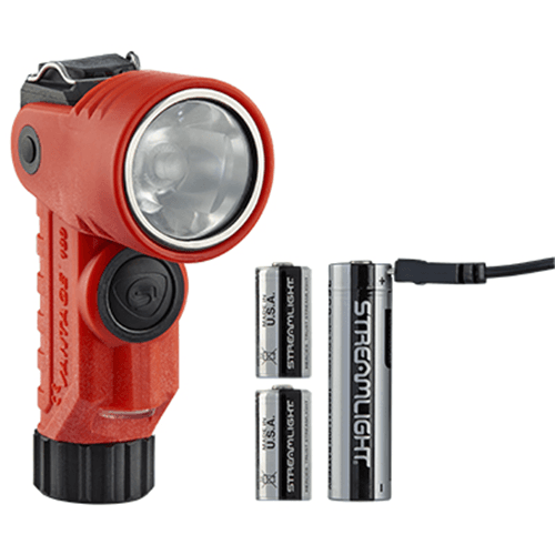 Streamlight Vantage 180 X USB Helmet Light Right Angle C4 White LED Blue LED 90 Degree Rotation