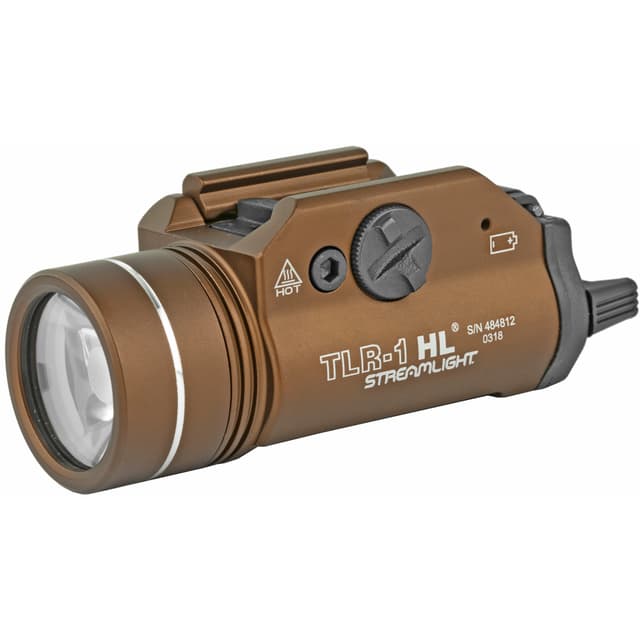 Streamlight TLR-1 HL 1000 Lumen Tac Light Kit Flat Dark Earth Pistol Picatinny Rail