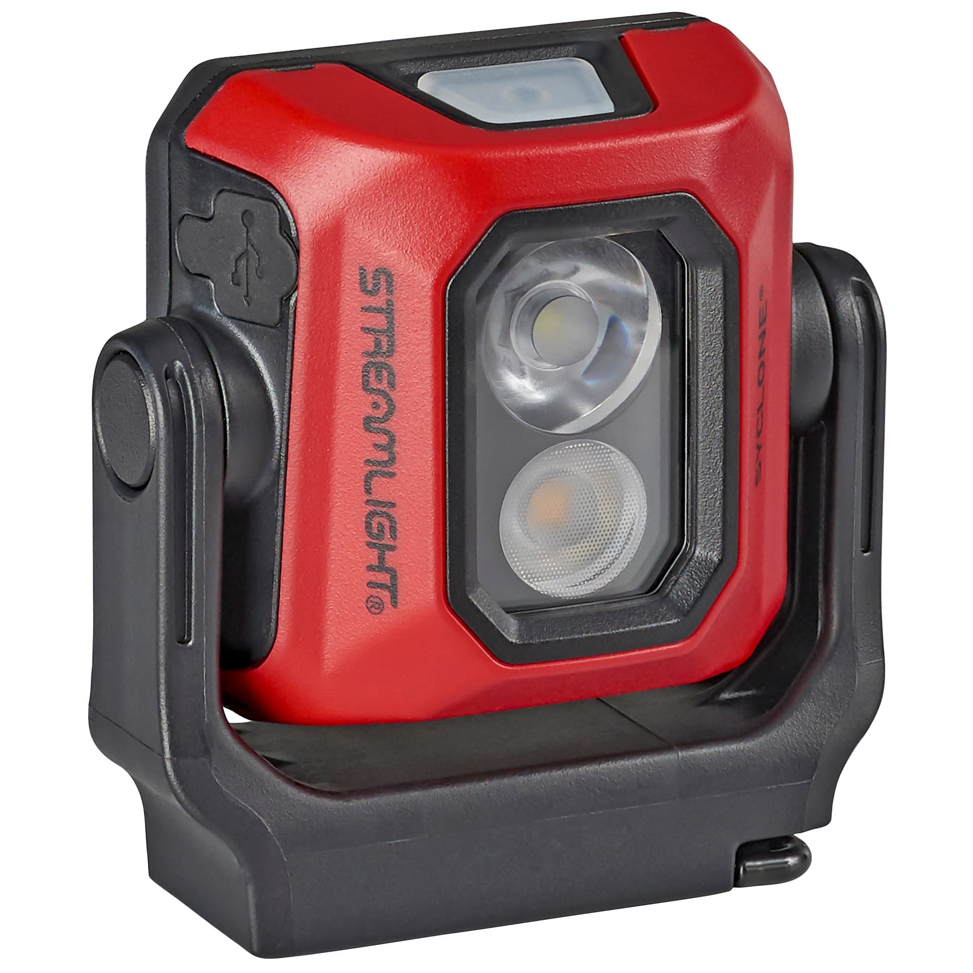 Streamlight Syclone 61510 400 Lumens Rechargeable Dual LED Lantern Red USB