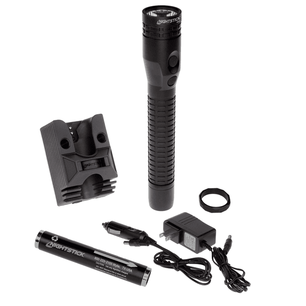NightStick Metal Duty Personal-Size Dual-Light Rechargeable Flashlight