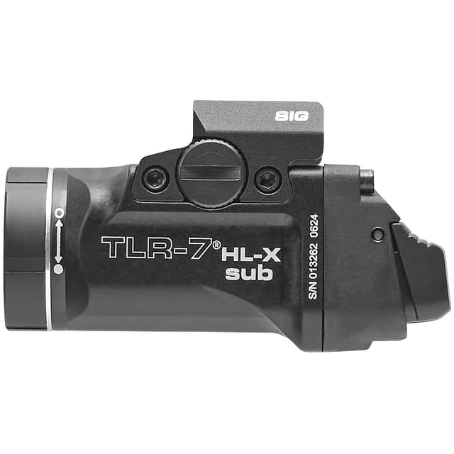 Streamlight TLR-7 HL-X Sub P365XL Weapon Light Multi-Fuel 1000 Lumens Rechargeable