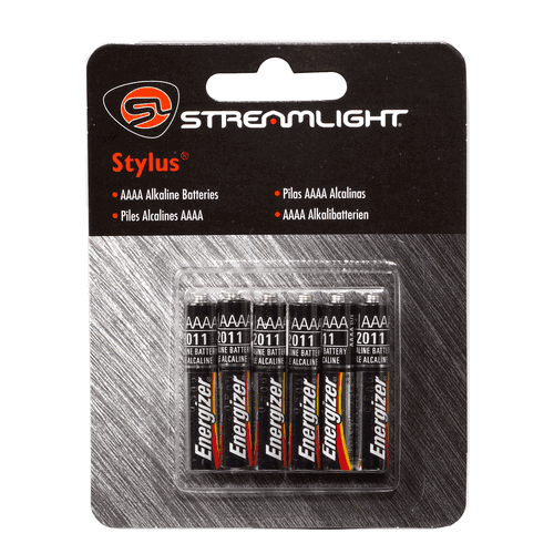 Streamlight AAAA Batteries for Stylus 6-Pack 65030