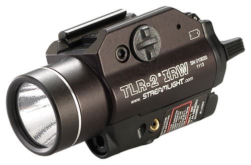 Streamlight TLR2 IRW LED Gun Mounted Tactical Light with IR Laser Rail Mounted 2.5 Hours Run Time