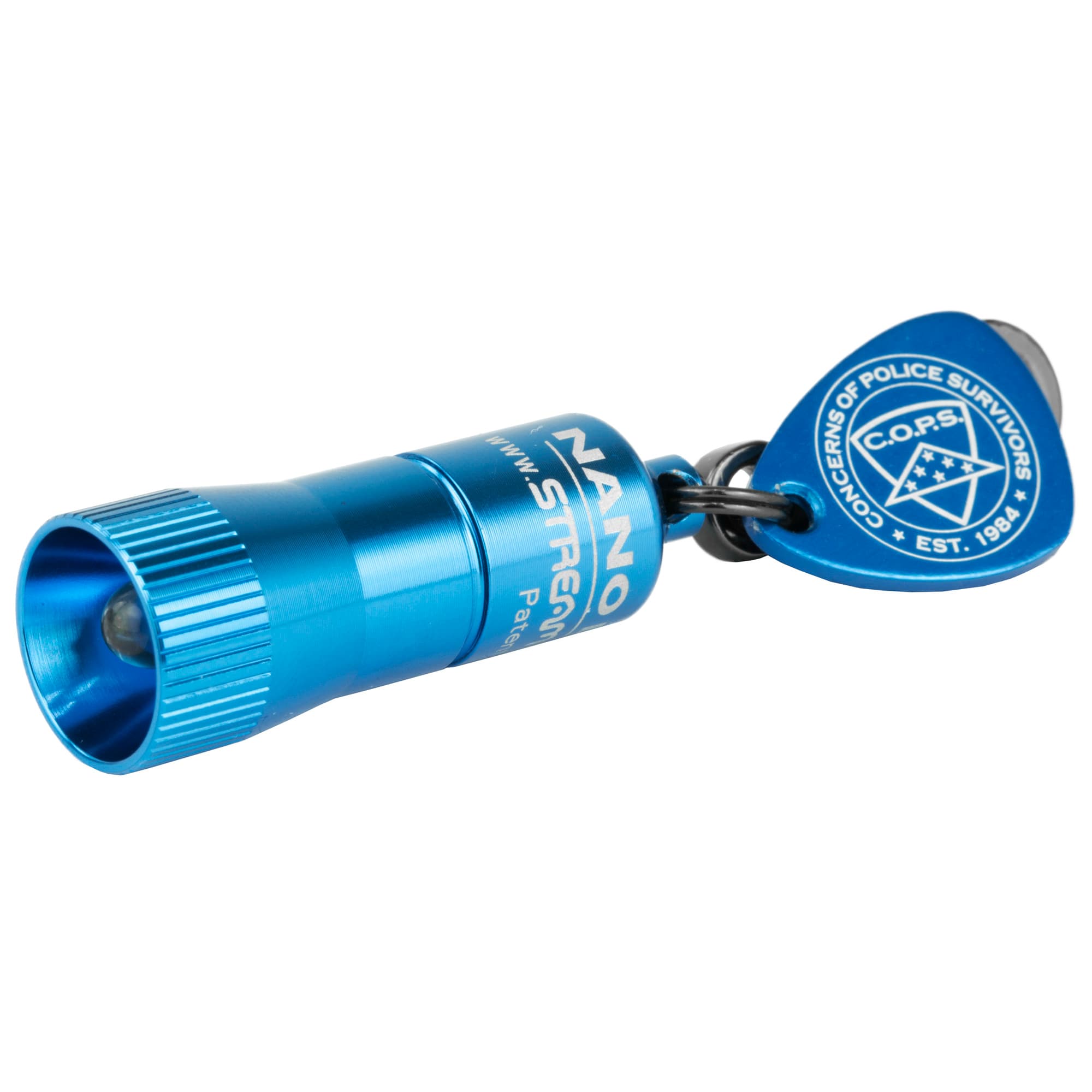 Streamlight Blue Nano Light LED Flashlight 10 Lumens Keychain Aluminum COPS