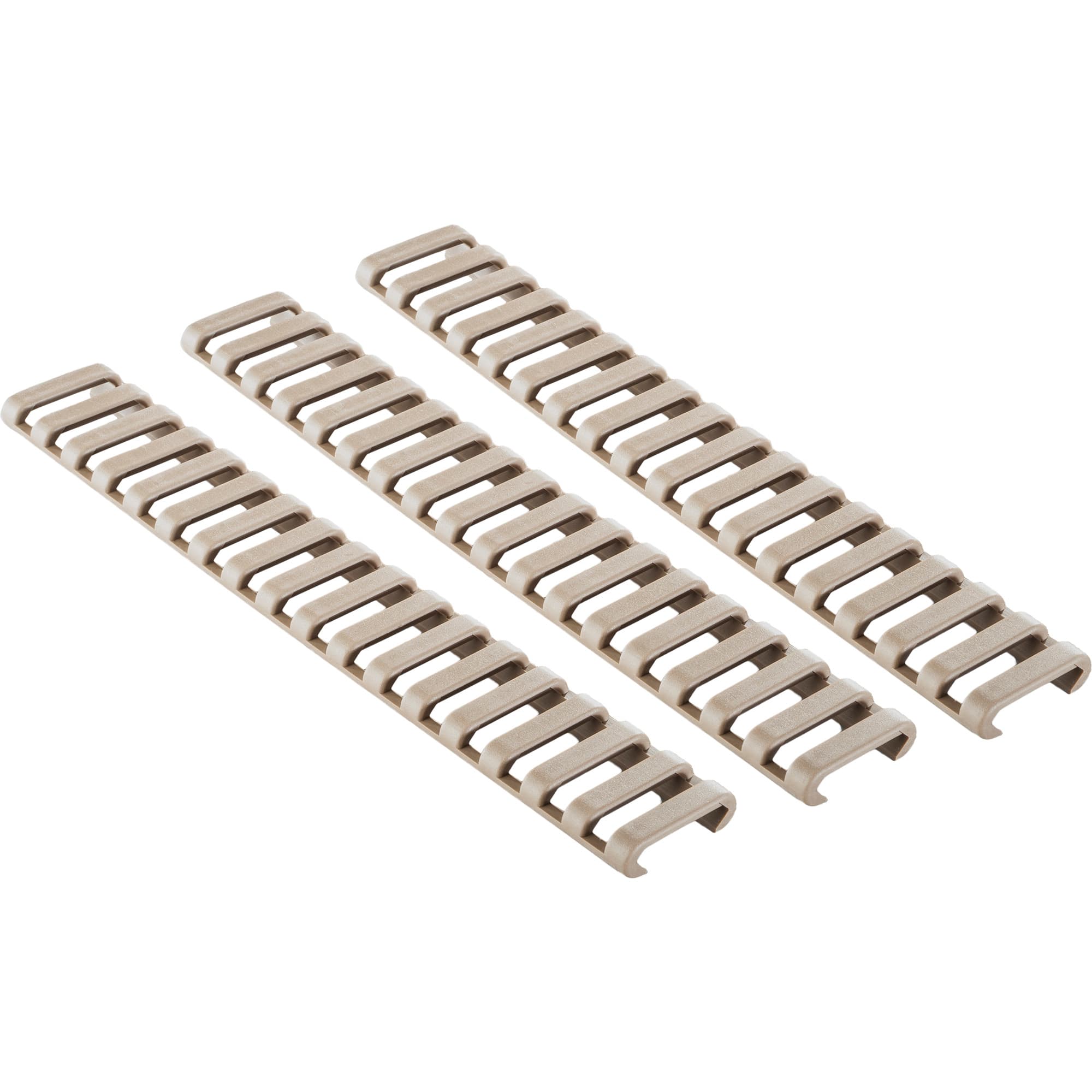 Ergo Grips 18-Slot LDDR Rail Covers 3 Pack Coyote Brown