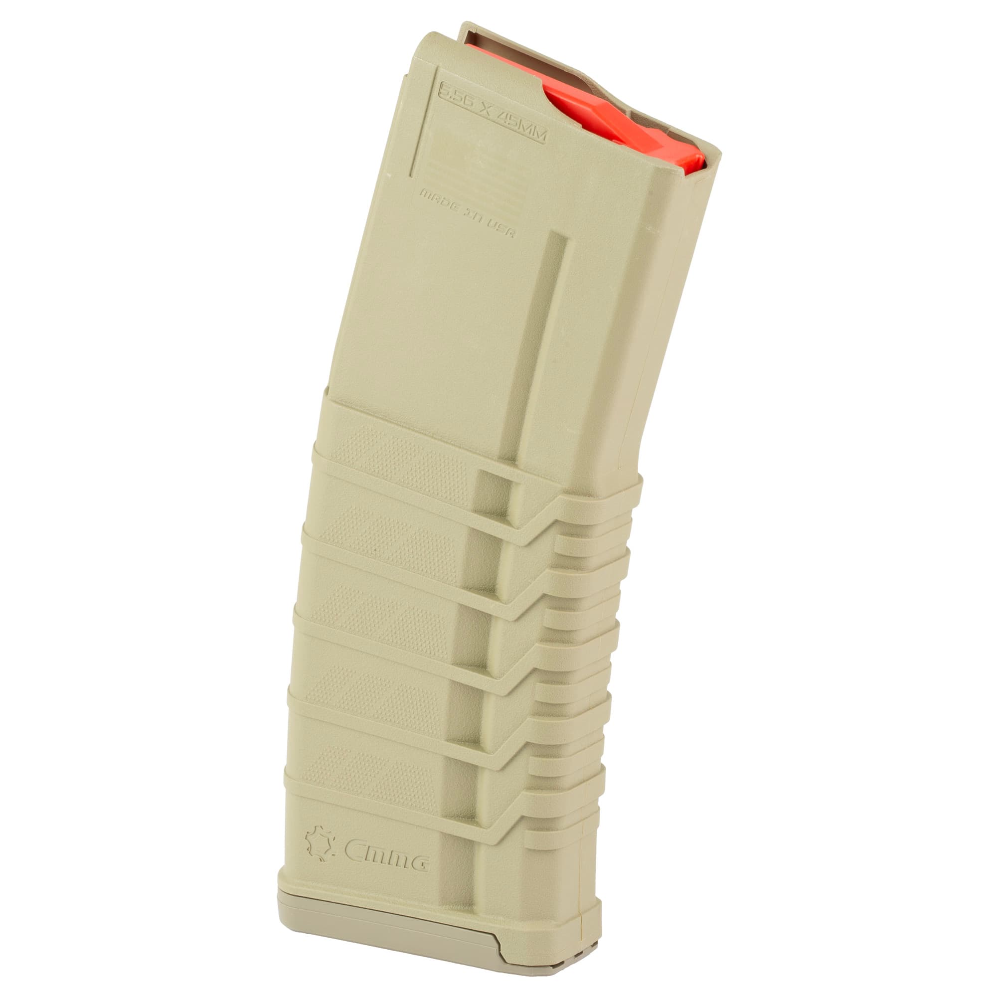 CMMG 5.56 Nato Ar-15 Magazine Fde Polymer Reinforced Anti Tilt Follower