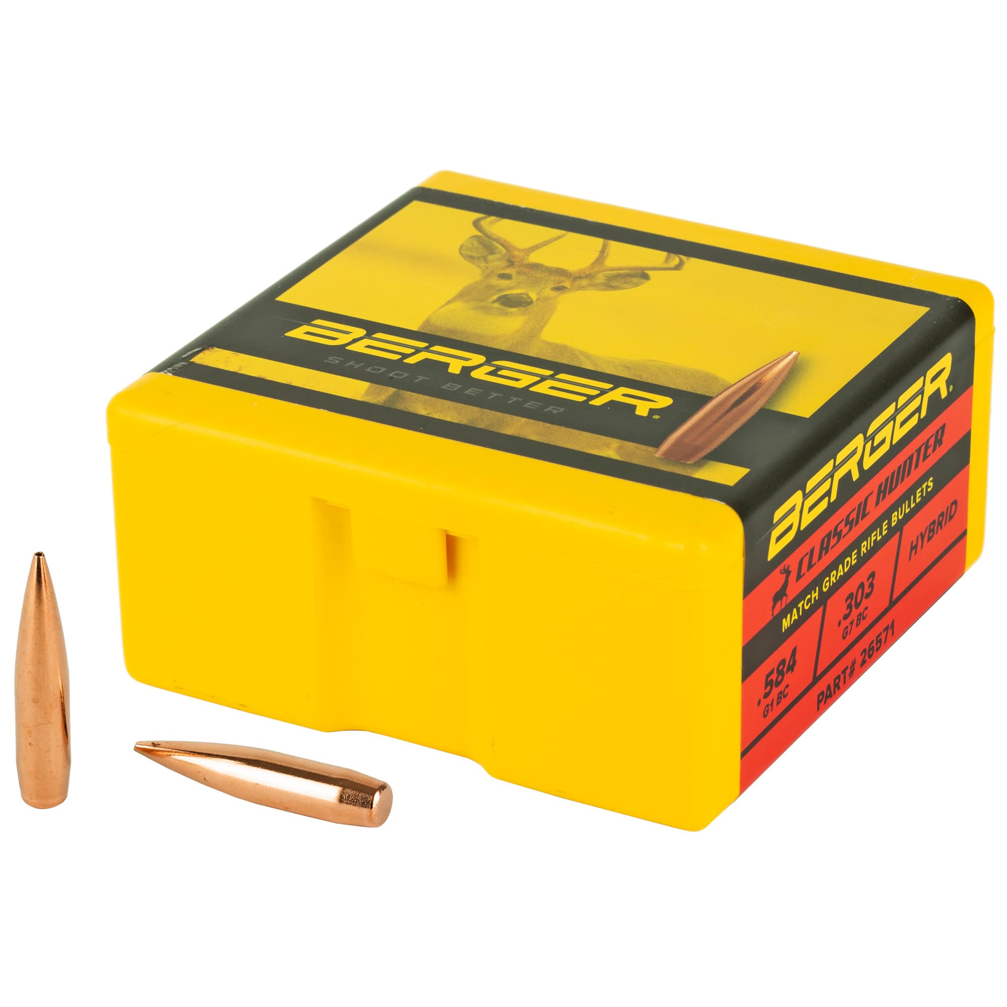 Berger Match Grade Hunting Bullets CLASSIC HUNTER 6.5mm .264" 135 gr 100/ct