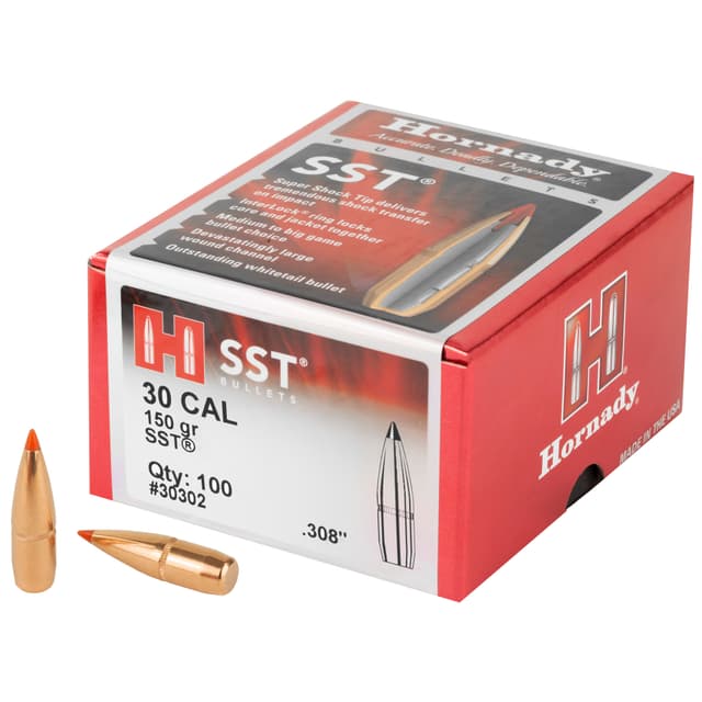 Hornady SST Bullets .30 cal .308" 150 gr SST 100/ct