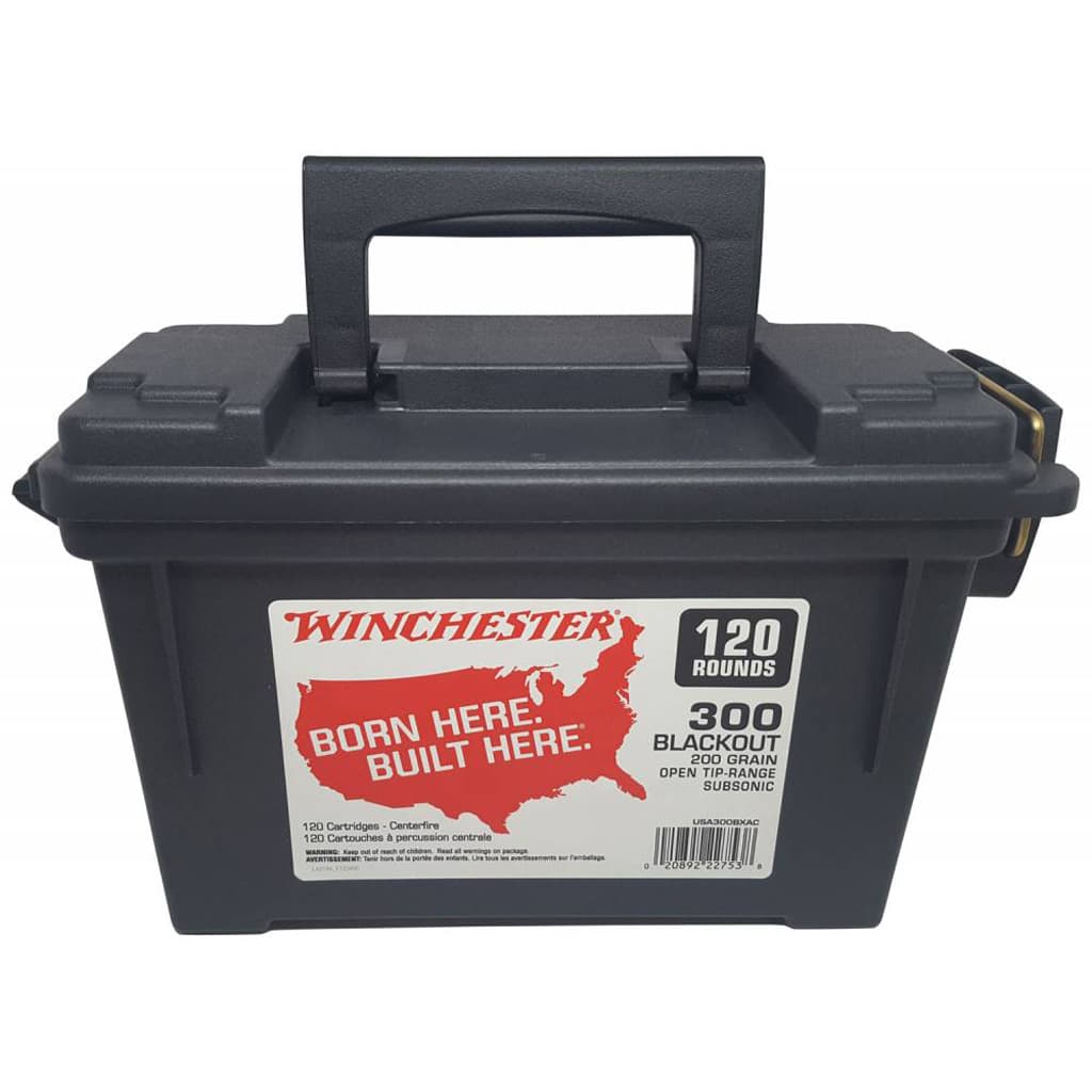 Winchester USA White Box 300 AAC 200 Grain FMJ Open Tip 120 Rounds
