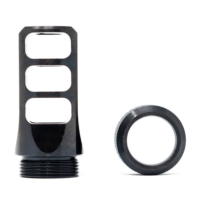 Faxon Firearms Muzzlok 3 Port 8.6 Blackout Muzzle Brake AR 308 M18x15