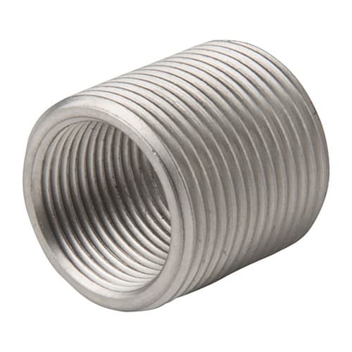 Precision Armament Shoulderless Thread Adapter 1/2-28 to 5/8-24 Stainless Ar-15