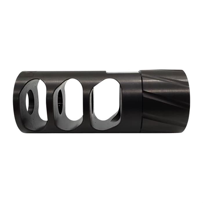Meraki Machine M1 3 Port Muzzle Brake 223 224 1 2 28 Stainless Steel