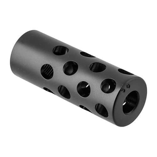 Gentry Custom Quiet Muzzle Brake 30 Caliber 1/2-28 Matte Blue Steel Universal