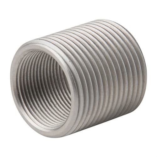 Precision Armament Shoulderless Thread Adapter 1/2-36 to 5/8-24 Stainless AR-15