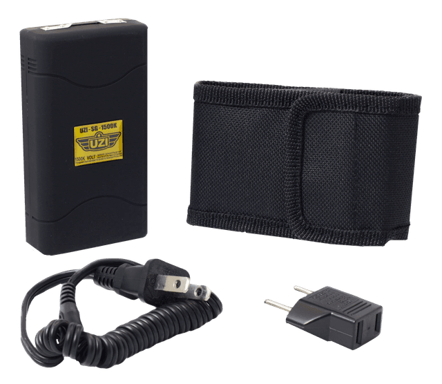 Uzi Accessories UZISG1500 Stun Gun  Black