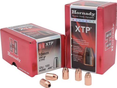 Hornady Traditional Pistol Bullets 10mm .400 200 gr. XTP 100 box