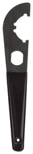 Outdoor Connection BTNW28197 Buffer Tube Wrench Black Phosphate Steel M4/Car-15/Carbine Rubber Black Handle