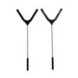 EzAim Custom Target Clay Target Holder Black 2 pk.