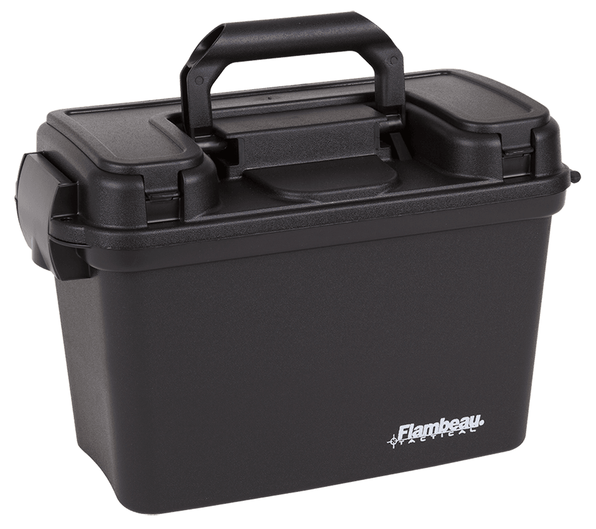 Flambeau 6430SD Tactical Dry Box Removable Tray & Storage Compartment Black Polymer