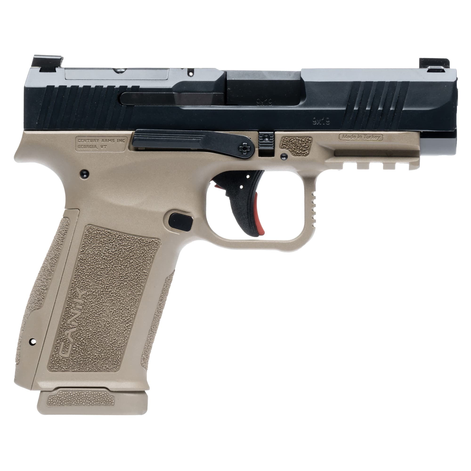 Canik METE MC9LS - 9mm | FDE| Black Slide | 17rd