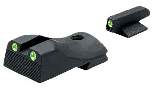 Kimber Green Tritium Black Outline Night Sight Set for Kimber 1911 Pistols