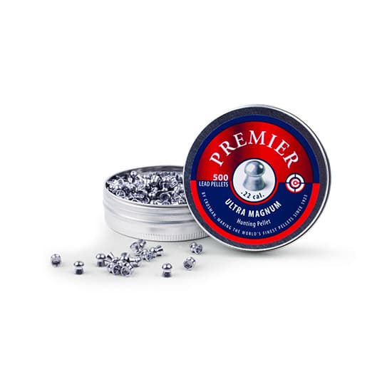 Crosman LDP22 Premier Ultra Magnum 22 Lead Domed Pellet 500/Tin
