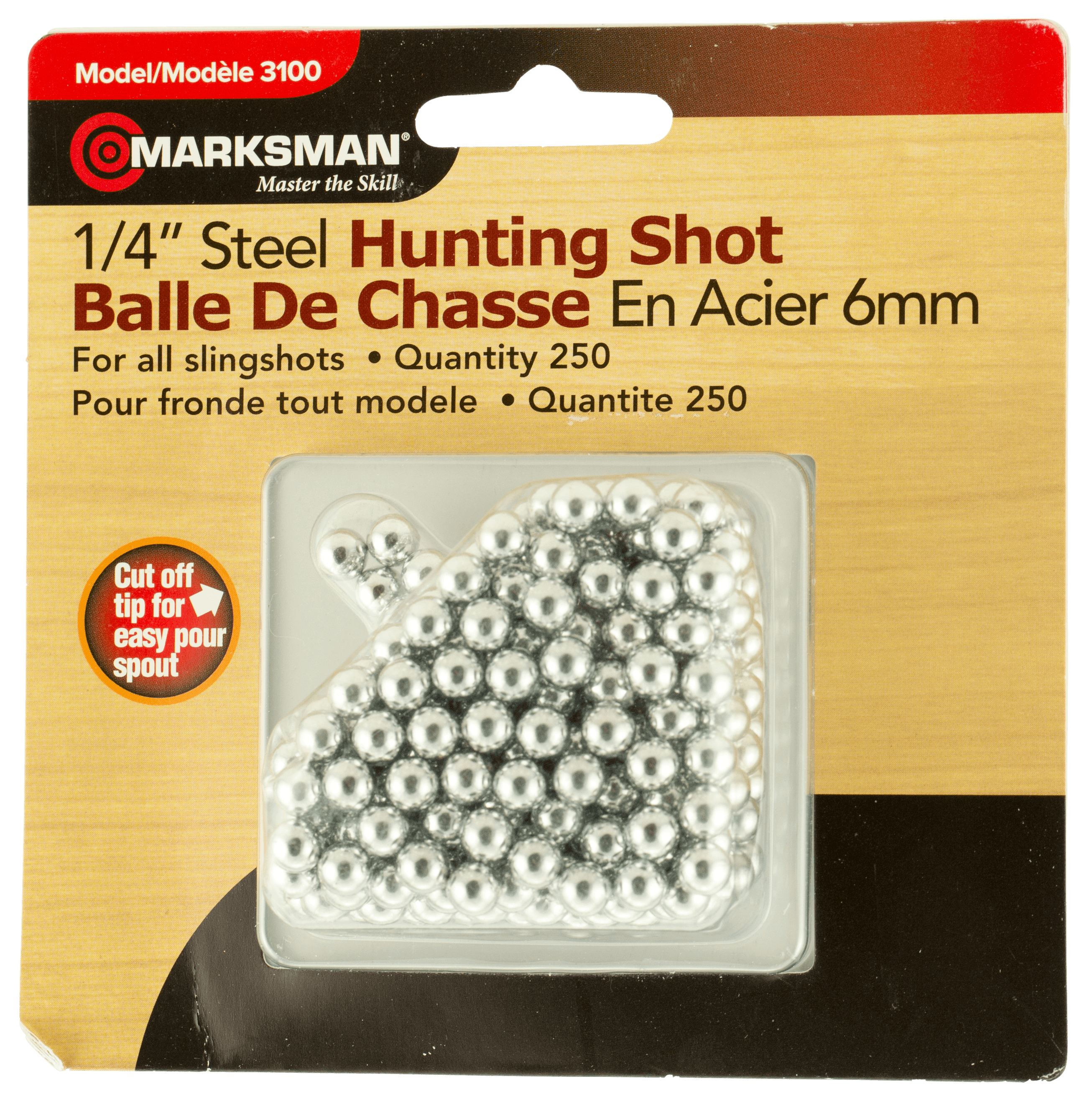 Marksman 3100 Marksman 3100  1/4" Steel 250 Per Box