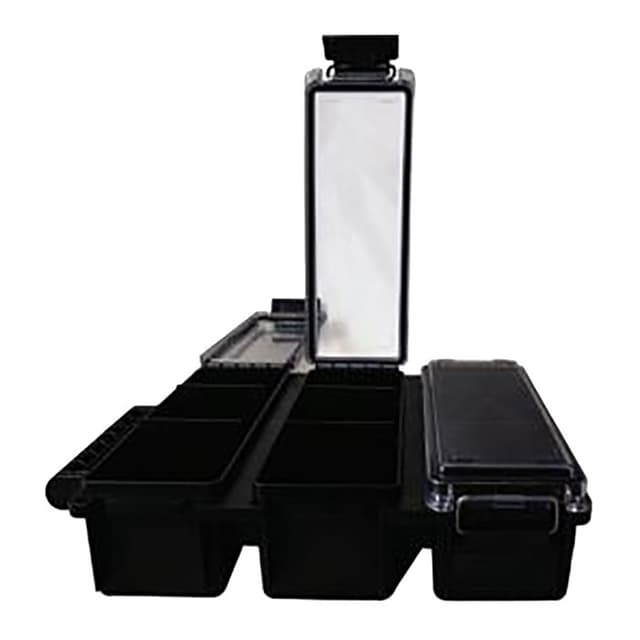 Berry's 68911 Tri-Can Triple Ammo Can Black Plastic