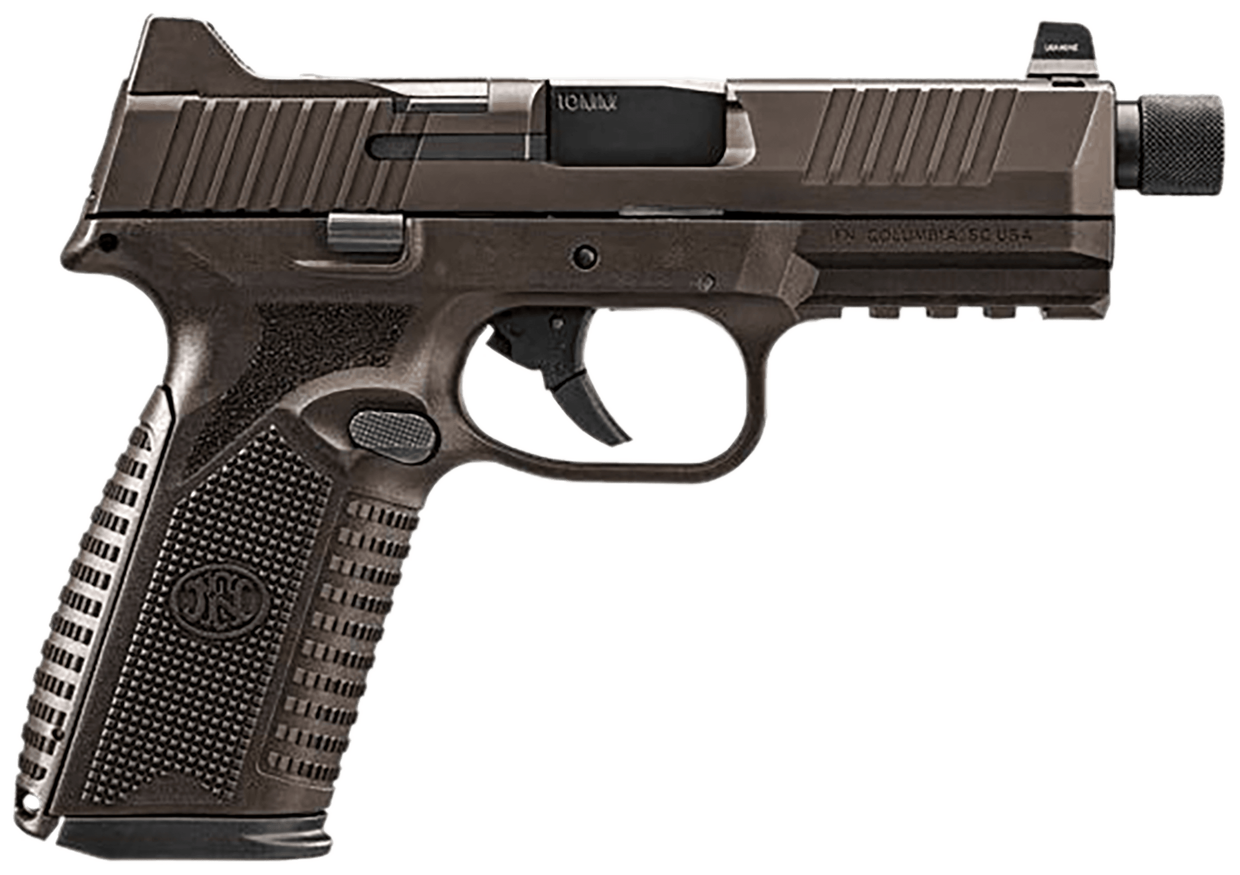 FN 510 Tactical 10mm Auto 4.71 in 10+1 Bronze Stainless Steel Slide