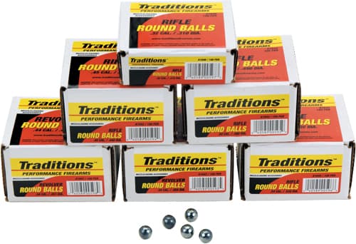 Traditions A1647 Revolver 44Cal Lead Ball 140gr 100/Box