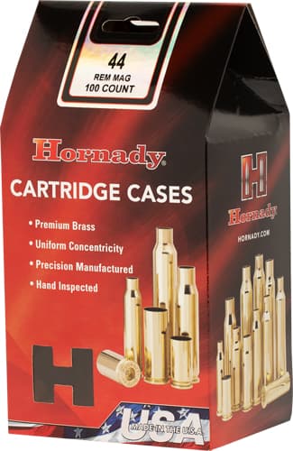 Hornady Pistol Cartridge Cases 44 Rem. Mag. Unprimed 100 pk.