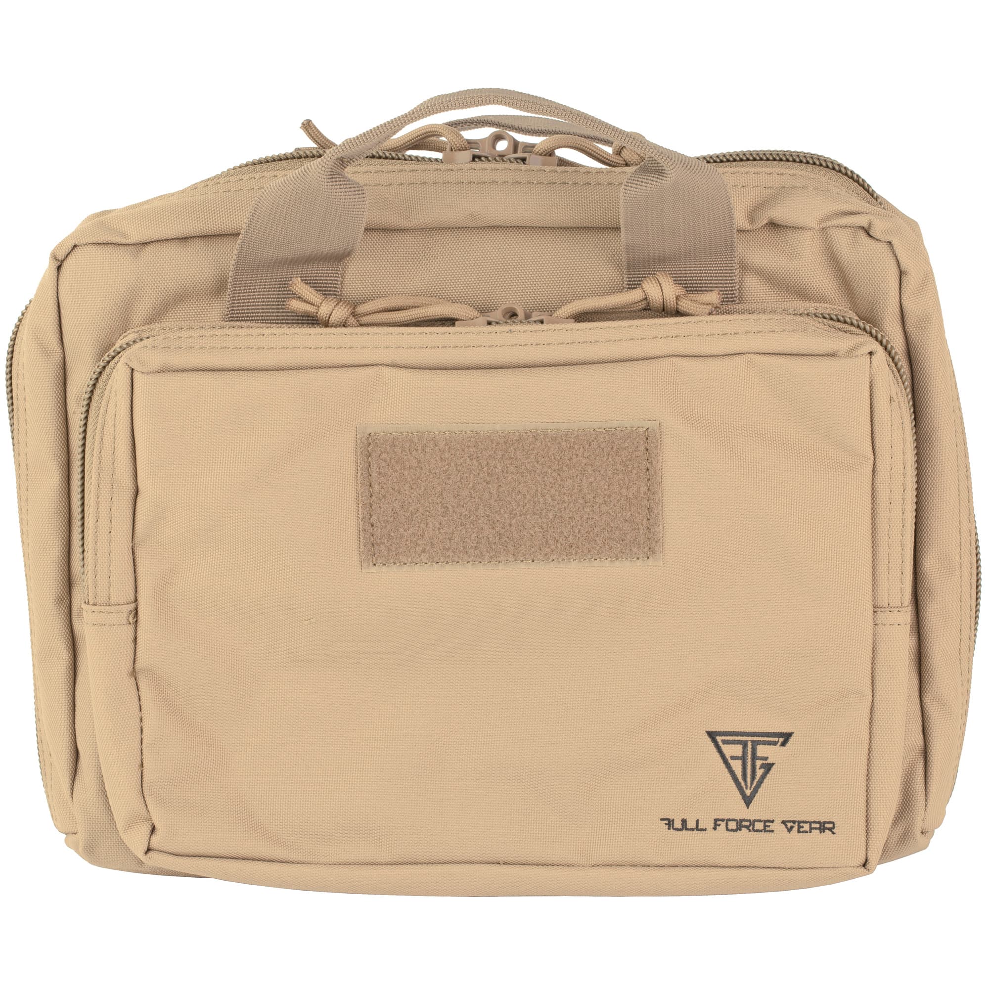 Full Forge Gear Cat-2 Double Pistol Case - Tan | 12"x10"
