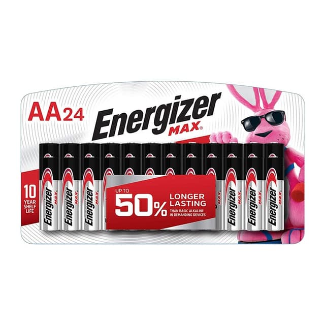 Rayovac E91BP24V1 AA Max Silver 1.5V Alkaline, Qty (24) Single Pack