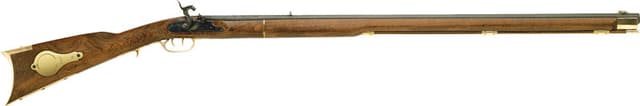 Traditions R2040 Deluxe Kentucky Rifle 50 Cal Percussion 33.50" Blued Barrel Hardwood Stock Double Set Trigger