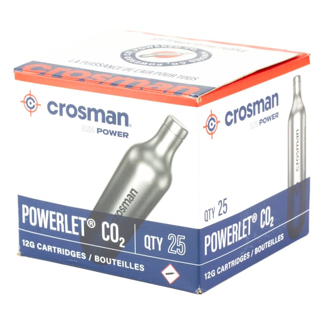 Crosman Powerlet CO2 Cartridges 25 pk.