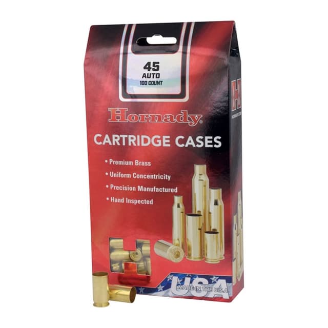 Hornady Unprimed Brass Rifle Cartridge Cases .224 Valkyrie 50/rd