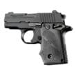 Hogue Overmolded Rubber Grip Handgun Grips for Sig Sauer P238 Slate Grey