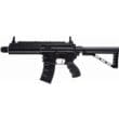 RWS/Umarex 2252120 Steel Strike Air Rifle CO2 177 BB Single Shot Or 6 Round Burst Mode, 30rd Drop Free Magazine, 900 BB Capacity Reservoir, Flat Top Picatinny Rail, Flip Up Sights, Adjustable Stock
