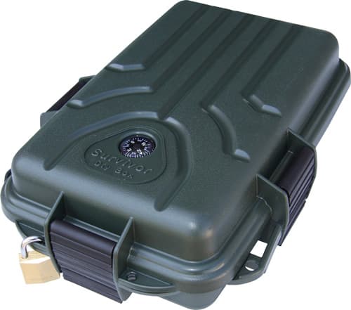 MTM Case-Gard S107211 Survivor Dry Box Forest Green Polypropylene