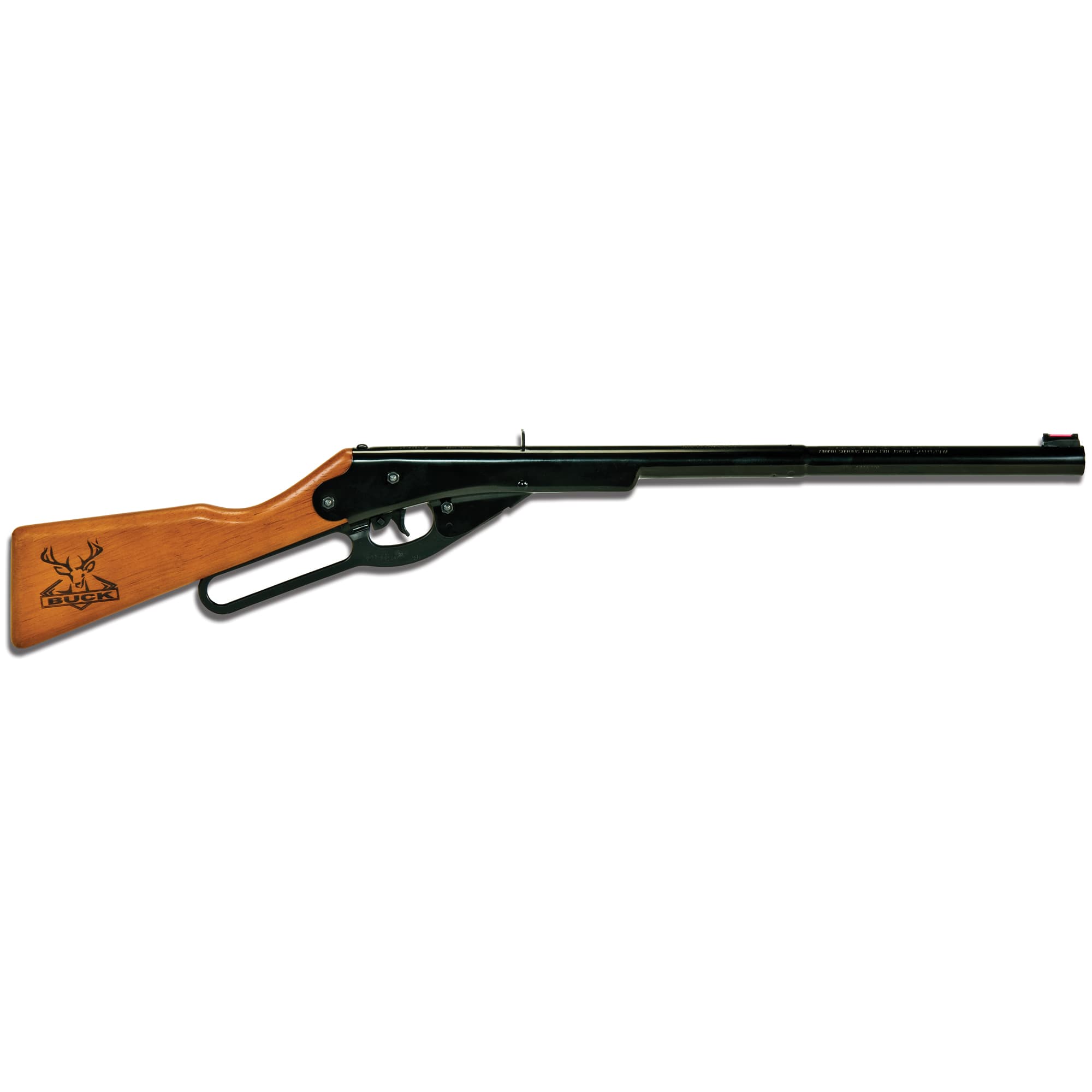 Daisy 2105 Buck Youth Air 177 400rd Shot Black Black Receiver Stained Hardwood