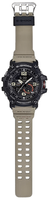 G-shock/vlc Distribution GG10001A5 G-Shock Tactical MudMaster Keep Time Tan Size 145-215mm Features Digital Compass