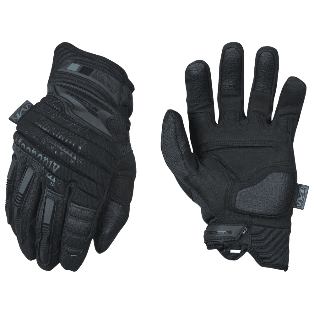 Mechanix Wear MP255010 M-Pact 2 Covert Black Armortex Large Velcro Closure