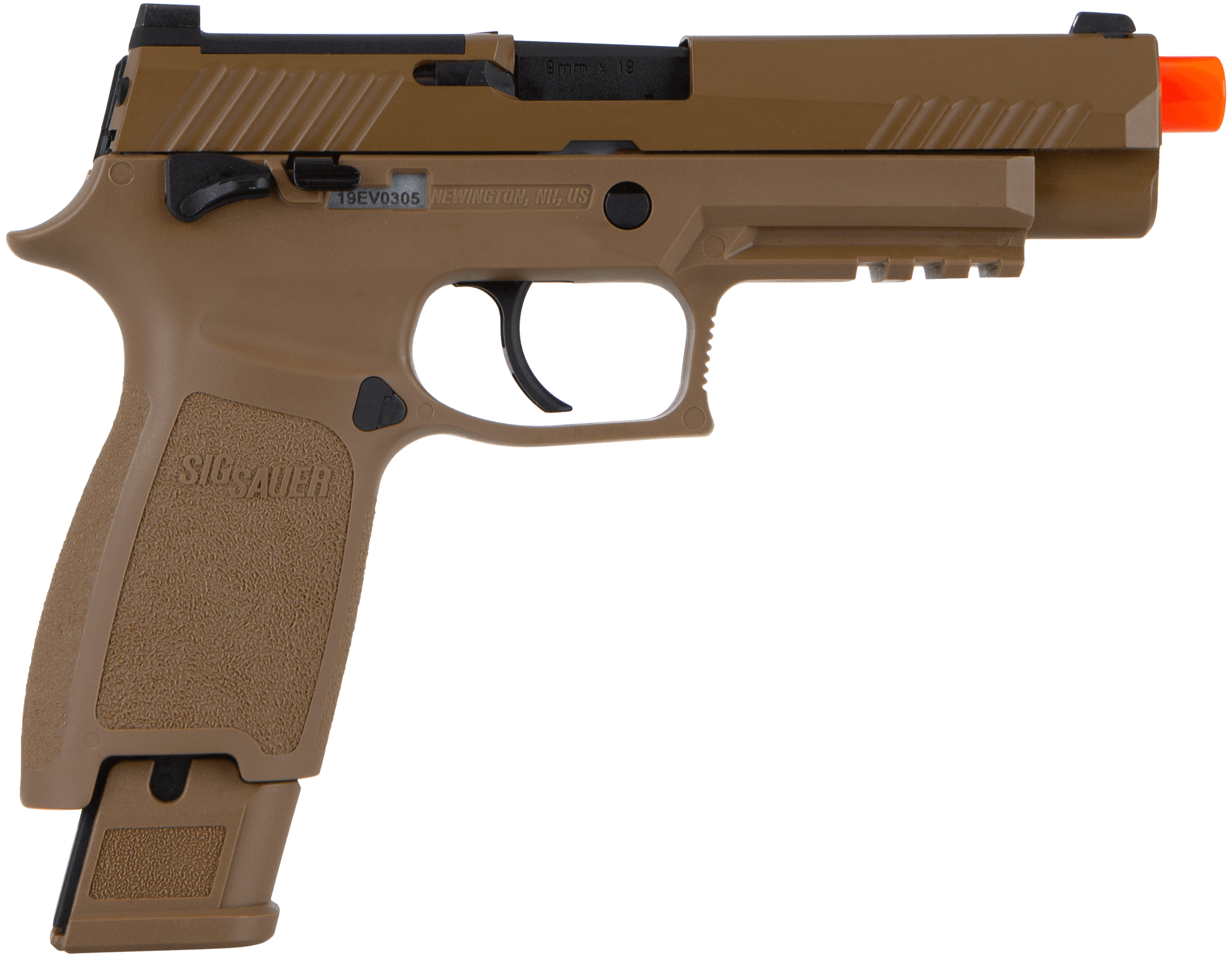 Sig Sauer Airguns AIRPFM17 Proforce M17 Air Soft CO2 6mm 21+1 Coyote Polymer Grips