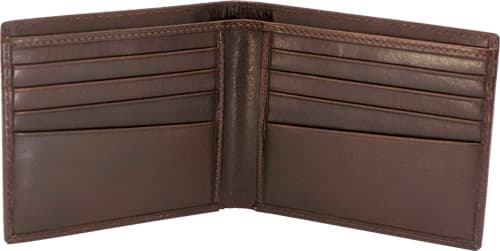 Rugged Rare S&W Bi Fold Wallet Brown