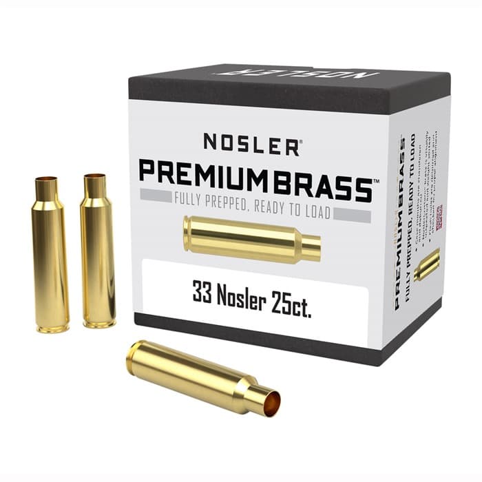 Nosler Custom Brass 33 Nosler 25 Per Box