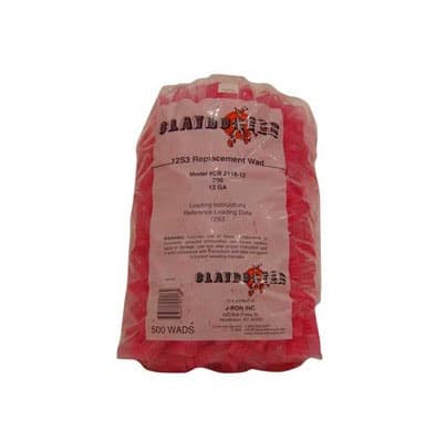 Claybuster Shotshell Wads - 12 ga 1-1/8 oz Pink