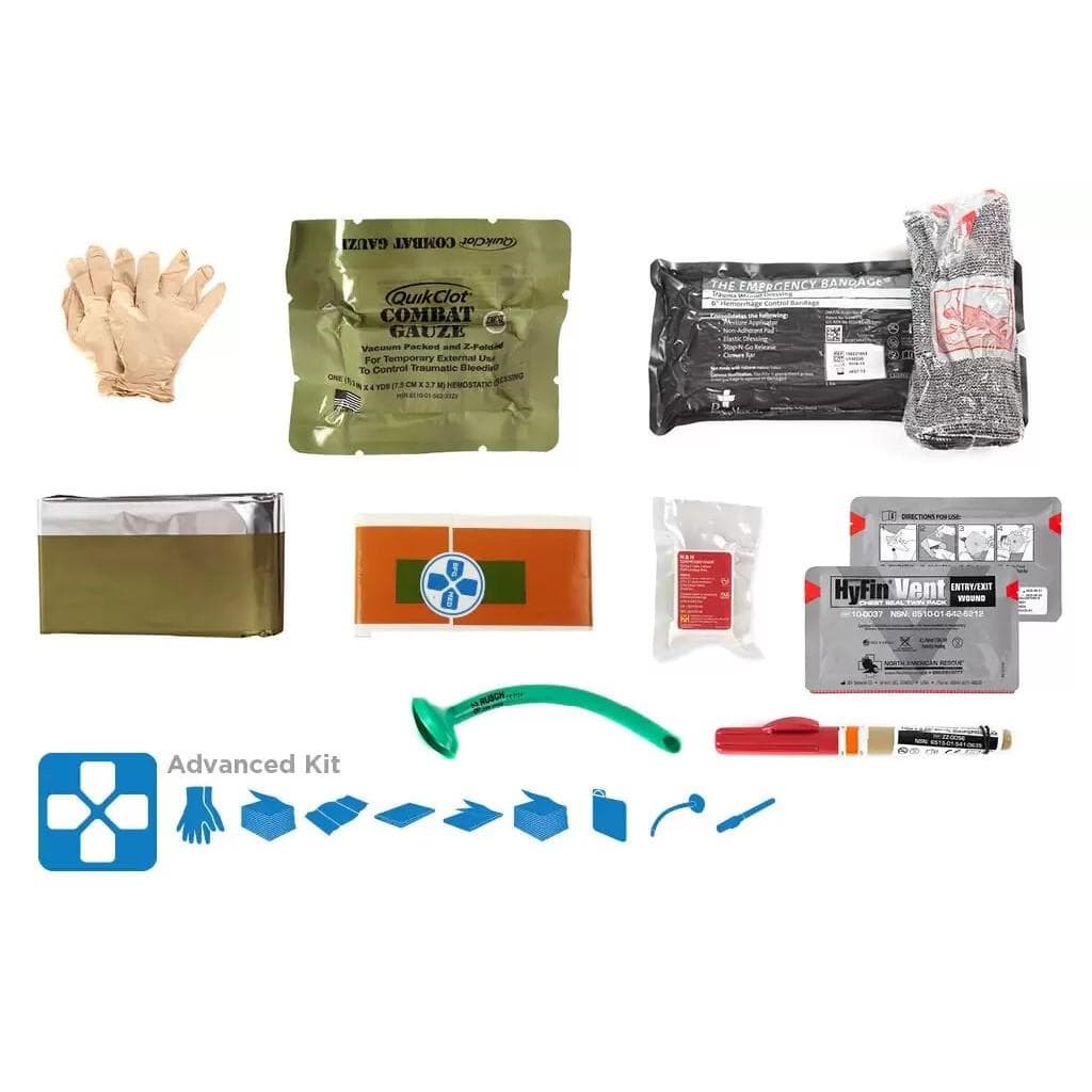 Blue Force Gear Trauma Kit NOW! Small Advanced Supplies Wolf Grey