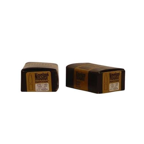 Nosler Partition Bullets .270 Cal. 160 gr. Spitzer Point 50 pk.